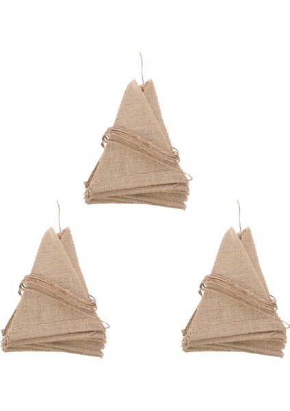 3x 3 7m Rustik Jüt Hessian Çuval Bezi Dantel Kiraz Kuşu Perişan Şık Düğün Afiş (Yurt Dışından)