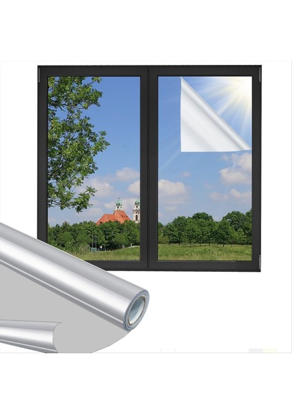 Pencere Gizlilik Filmi Tek Yönlü Gündüz Aynanın Gizliliği Pencere Filmi Film Anti-Ultraviyole Gölgeleme Elektrostatik Film (Yurt Dışından) modelleri