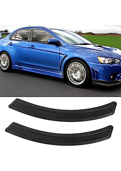 Mitsubishi Evo Için 2008-2015 Çamurluk Sticker Simülasyon Hava Havalandırma Çamurluk Yan Havalandırma Kapak Dekorasyonu 2 Pcs (Yurt Dışından) modelleri