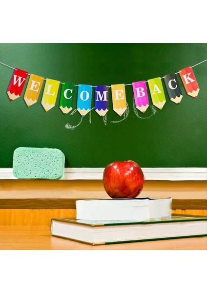 Açılış Sezonu Sınıf Dekorasyonu Için Backe Kalem Mektubu Banner&#39 I Okula Dönüş (Yurt Dışından) fırsatları
