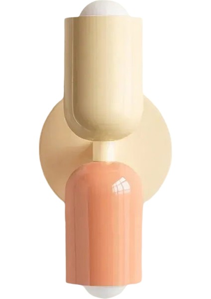 LED Duvar Lambası Modern Minimalist Krem Çift Kafa Işıkları Oturma Odası Yatak Odası Başucu Çalışma Dekorasyon Işıkları (Yurt Dışından)