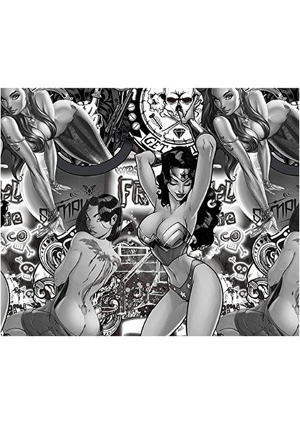 3x Hidrografik Film - Su Transferi Baskı - Hidro Daldırma - Kızlar - 50 x 200CM (Yurt Dışından) fiyatları