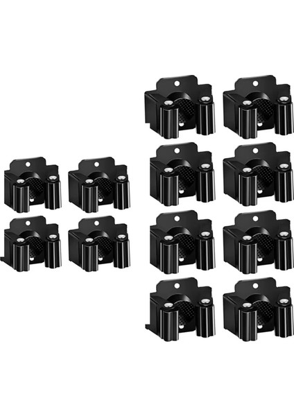 12PCS Duvara Monte Paspas Klipsleri Tutucu Paspas Organizatör Rafı Süpürge Askı Tutucu Su Geçirmez Banyo Organizatör Erişim (Yurt Dışından)