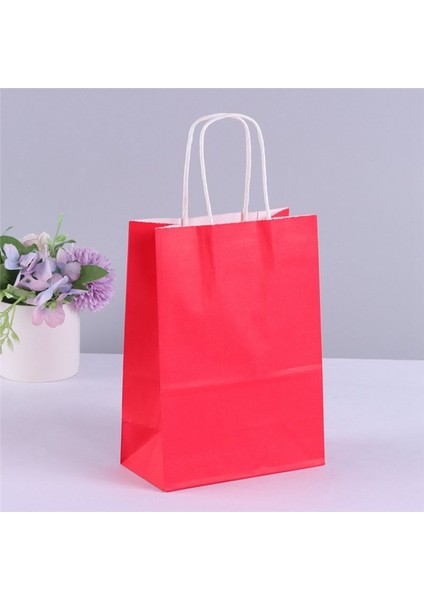 24 Adet Tutamaklı Kağıt Çantaları 12 Çeşitli Gökkuşağı Renkleri Parti Çantaları Kraft Kağıt Torbaları Düğün Için Brithday Partileri (Yurt Dışından)