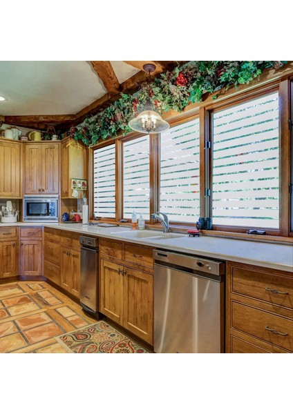 Gizlilik Için Pencere Filmi Statik Tikiz Dekoratif Film Yapısal Olmayan Pencere Çıkartması Cam Pencere Film Gizlilik 45CM (Yurt Dışından) fiyatları