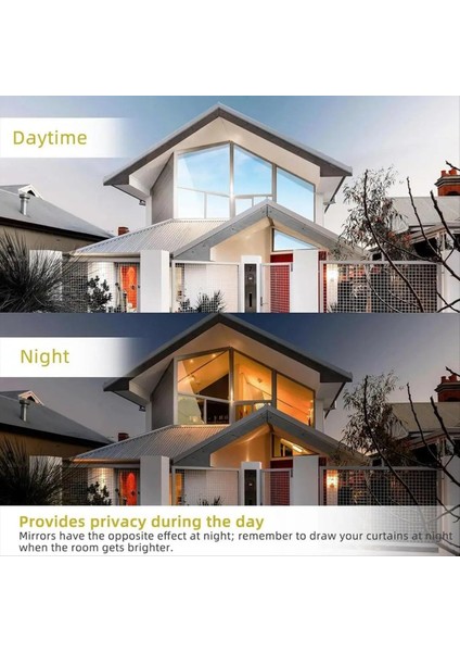 Tek Yönlü Gizlilik Pencere Filmi Statik Yapışkan Isı Kontrolü Ayna Filmi Ayna Pencere Film Yapışkan Olmayan Pencere Isı Engelleme B (Yurt Dışından)