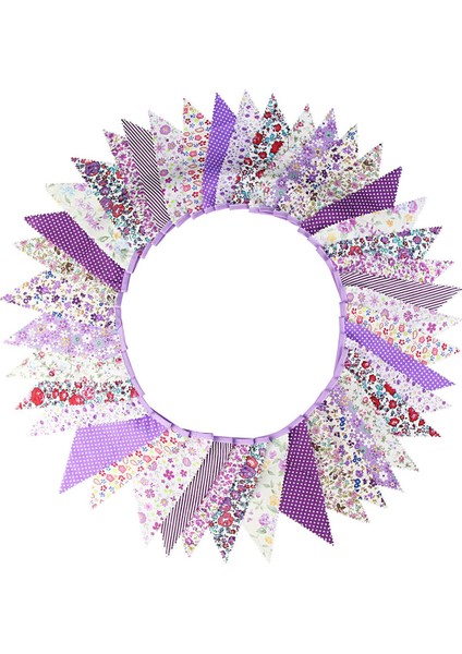 Kumaş Kiraz Kuşu Banner 42 Bayraklar 12M Pamuk Parti Kiraz Kuşu Bahçesi Çelenk Oyun Odası Düğün Partileri Dekorasyon D (Yurt Dışından) modelleri