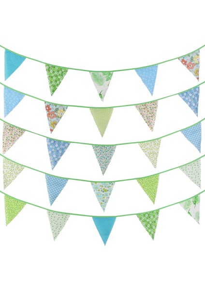 Kumaş Kiraz Kuşu Banner 42 Bayraklar 12M Pamuk Parti Kiraz Kuşu Bahçesi Çelenk Oyun Odası Düğün Partileri Dekorasyon D (Yurt Dışından) indirimleri