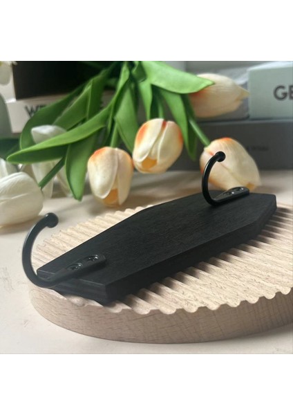 Cadılar Bayramı Taht Duvarı Asma Duvar Için Anahtarlar Için Tabut Duvarı Kancası - Anahtarlar Için Rustik Siyah Ahşap Askı Kupalar Çanta A (Yurt Dışından) fırsatları