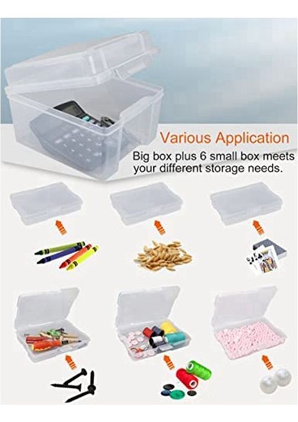 4x6 Fotoğraf Saklama Kutusu Resimleri Organizatörler Vaka Fotoğrafı Kaleci Konteyner Kutusu Tohum Depolama Organizatörü Zanaat Depolama Kutusu (Yurt Dışından) fiyatları