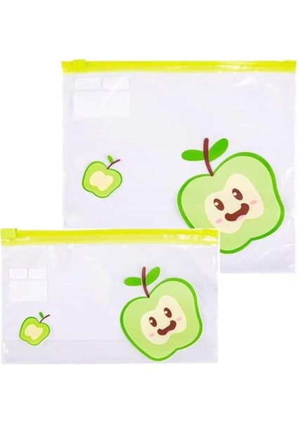 Meyve ve Sebze Depolama Torbası ile Yeniden Kullanılabilir Gıda Sınıfı Şeffaf Depolama Torbası Conta Kabı L+S (Yurt Dışından)