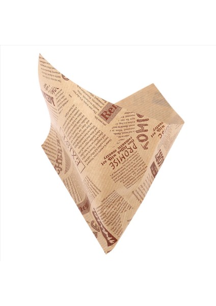 1000PCS 12X12CM Sandviç Çörek Ekmek Torbası Bisküvi Çörek Kağıt Torbalar Yağ Geçirmez Ekmek Zanaat Fırın Gıda Paketleme Kraft (Yurt Dışından)