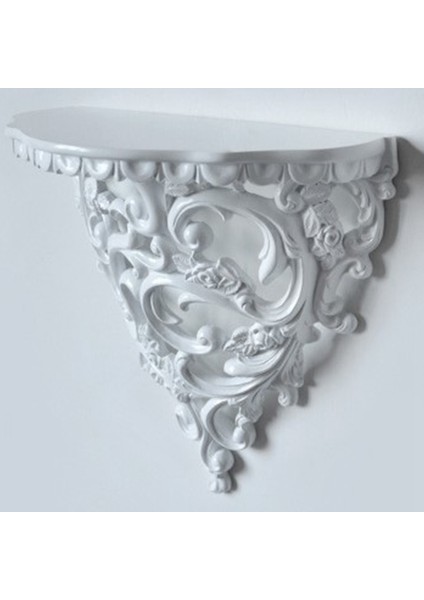 Barok Tarzı Dekoratif Raflar Oturma Odası Çiçekleri Duvar Asılı Depolama Rafı Avrupa Tarzı Dekor Ev Kafe Küçük (Yurt Dışından) indirimleri