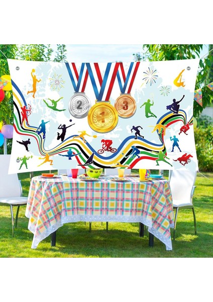 Spor Süslemeleri Afiş Altın Gidiyor Büyük Spor Bahçesi Işaret Banner 70X43INÇ Spor Partisi Summer Spor Için Dekorasyonlar (Yurt Dışından) modelleri