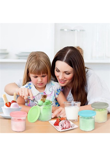 NC300 NC301 Vs NC299AMZ Serisi (4 Paket) Için Uyumlu Ninja Kreması Için Yedek Pint ve Kapaklar (Yurt Dışından) fırsatları