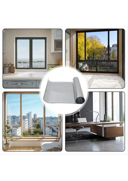 Tek Yönlü Gizlilik Pencere Filmi Statik Yapışkan Isı Kontrolü Aynası Aynası Aynası Pencere Film Yapışkan Olmayan Pencere Isı Bloke (Yurt Dışından)