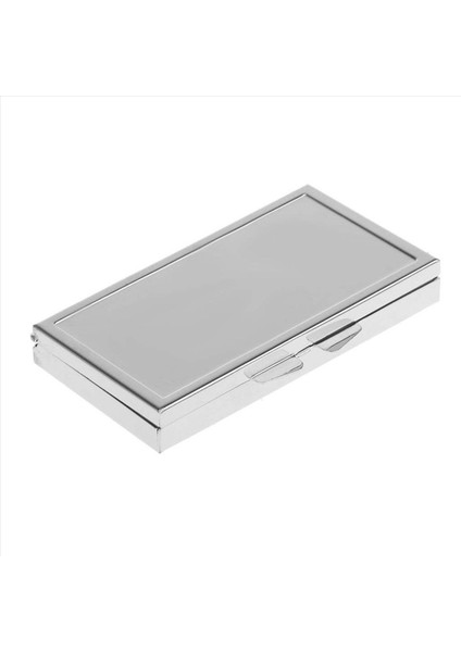 2x Mini Seyahat Metal Hap Kutusu Tıp Organizatör Konteyner Tepsisi Kutusu Kılıf Depolama 3 Yuva (Yurt Dışından) modelleri