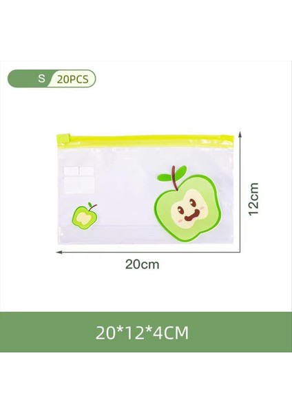 Meyve ve Sebze Depolama Torbası ile Yeniden Kullanılabilir Gıda Sınıfı Şeffaf Depolama Torbası Conta Kabı L+S (Yurt Dışından) indirimleri