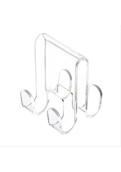 2pcs Akrilik Cam Kapı Askı Ekleri Güvenli Havlu ve Giyim Asma Kancası (Yurt Dışından) fırsatları