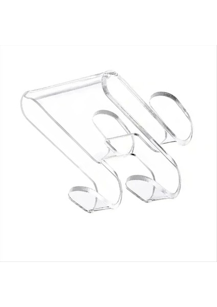 2pcs Akrilik Cam Kapı Askı Ekleri Güvenli Havlu ve Giyim Asma Kancası (Yurt Dışından) indirimleri