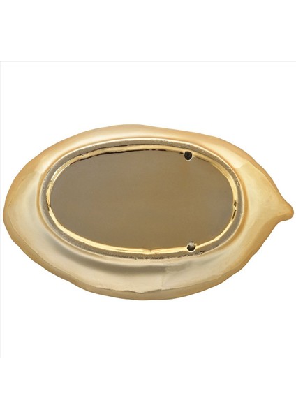 6x Dekoratif Altın Yaprak Seramik Plaka Tabak Porselen Şeker Biblo Çanak Mücevher Meyvesi Servis Tepsi Depolama Plakası (Yurt Dışından) indirimleri