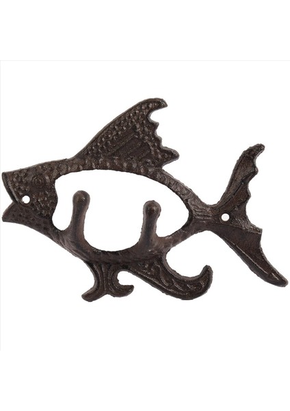 Iki Kancalı 3x Balık Okyanus Serisi Dökme Demir Duvar Kancası Duvar Montaj Havlu Askısı Şapka Anahtar Ceketler Için (Yurt Dışından) fiyatları