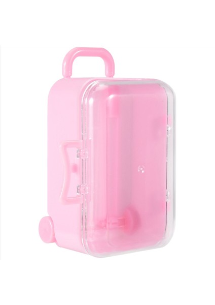 Pembe Mini Roller Seyahat Bavul Şeker Kutusu Kişilik Yaratıcı Düğün Şeker Kutusu Bagaj Tramvay Kılıfı Şeker Oyuncak Küçük Saklama Kutusu (Yurt Dışından) modelleri