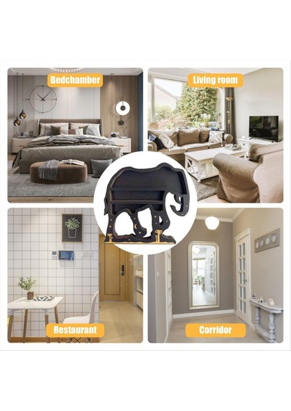 Fil Kristal Duvar Rafı Ahşap Duvar Raf Kristal Ekran Depolama Rafı Asma Yüzen Raf (Yurt Dışından) indirimleri