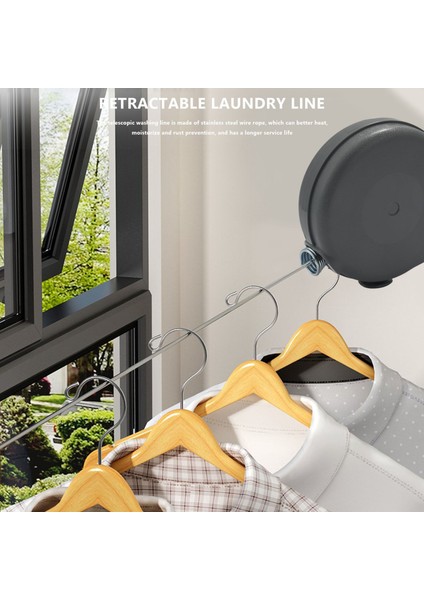 Geri Çekilebilir Çamaşır Ipi Ağır Hizmet Tipi Kıyafet Kurutma Giysileri Kurutma Kapalı Açık Çamaşır Kurutma Için Kurutma Rafı (Yurt Dışından) modelleri