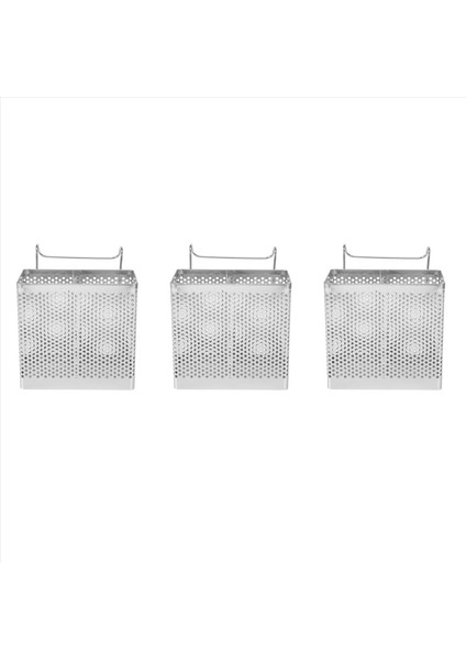 3x Paslanmaz Çelik Çubuklar Tutucu Asılı Çatal Bıçak Takımı Kurutma Sepet Sofram (Yurt Dışından)