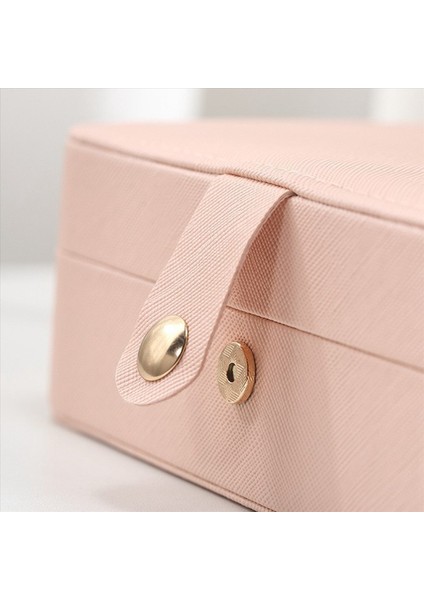 Seyahat Takı Kutusu Pu Deri Küçük Takı Organizatör Kadınlar Taşınabilir Mini Seyahat Kılıfı Ekran Depolama Sahibi B (Yurt Dışından) modelleri