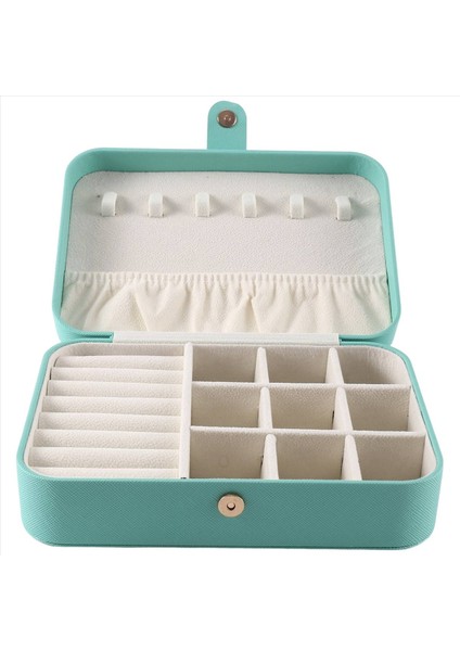 Seyahat Takı Kutusu Pu Deri Küçük Takı Organizatör Kadınlar Taşınabilir Mini Seyahat Kılıfı Ekran Depolama Sahibi B (Yurt Dışından) indirimleri