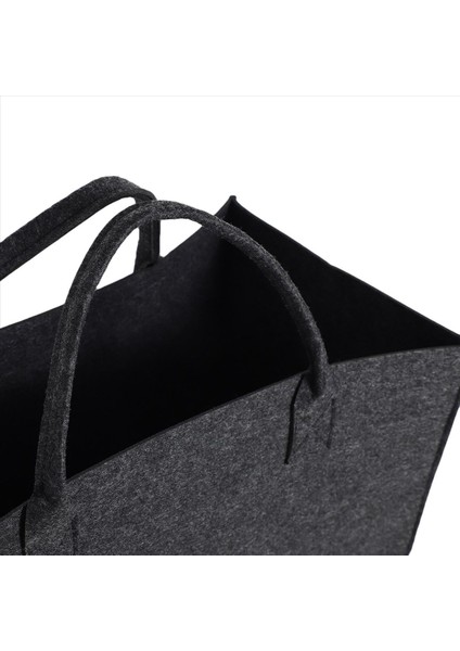 3x Keçe Depolama Çantası Büyük Kapasiteli Gündelik Alışveriş Çantası Meyve ve Sebze Sepet Oyuncak Depolama Sepeti Giyim Sepeti (Yurt Dışından)