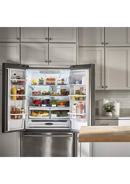 Fridge In Clear Uzun Kutular - Istiflenebilir Mutfak ve Soda Kutularını Organize Etmek Için Ev Saklama Kapları (Yurt Dışından) modelleri