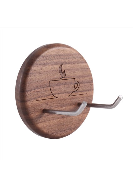 Espresso Portafilter Duvar Rafı Ceviz Duvarı Montajlı Kancalar 51/54/58MM Portafilter Için Uygun Paslanmaz Çelik Kancalar (Yurt Dışından) fiyatları