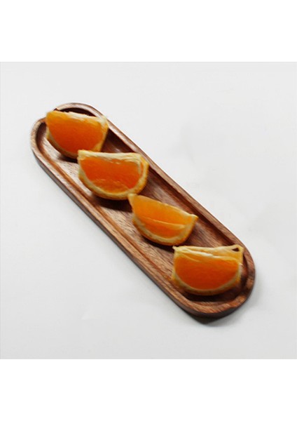 3x Tik Dikdörtgen Ahşap Plaka Küçük Yaprak Akasya Meyve Tabağı Atıştırmalık Tabak Ahşap Tepsi Suşi Plaka Kaşık Rafı (Yurt Dışından) fiyatları