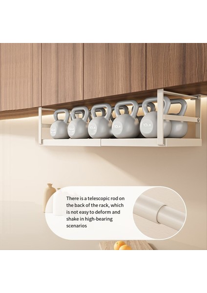 Raf Altındaki Dolaplar Için Uygun Genişletilebilir Refef Depolama Sepeti Asılı Sepet Depolama Alanını Artırın (Yurt Dışından) fırsatları