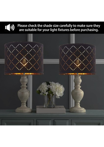 2pcs Lamba Tonları Davul Abajurları Yaklaşık 11 6INCHTOPX12 6inchbottomx9 8 Inç Yükseklik Masa Lambası Için Inç Abajurlar (Yurt Dışından) fiyatları