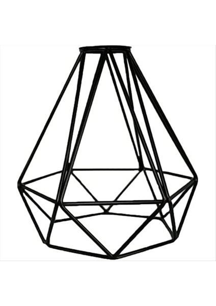 Lamba Koruma Kolye Işıkları Için Endüstriyel Vintage Tarzı Işık Kafesi Tavan Fikstürü Lamba Gölge Demir Tel Elmas Şekil (Yurt Dışından) fiyatları