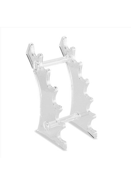 3x Akrilik 6 Yüzdük Ekran Standı Kaş Çeşme Kalem Kalem Mücevher Makyaj Fırçası Raf Organizatör Tutucu Clear (Yurt Dışından) modelleri