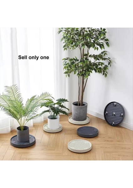 Tekerlekli Ekici Palet Bitki Tepsisi Ekici Trolly ile Bitki Katdelisi Etrafında Yuvarlayın Büyük Saksı Ağaçlarını Gri Hareket Ettirmek Için (Yurt Dışından) modelleri