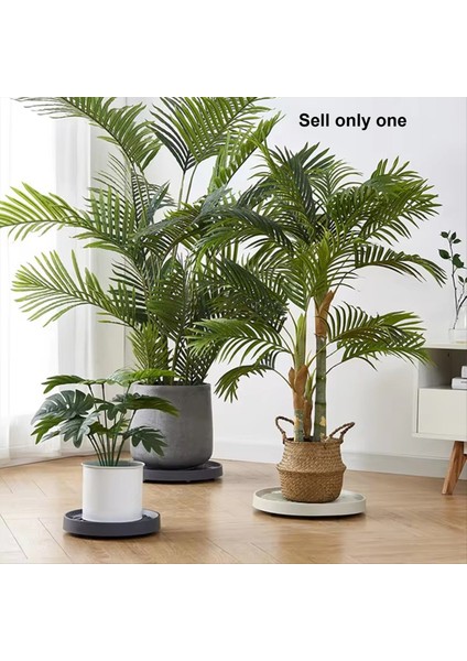 Tekerlekli Ekici Palet Bitki Tepsisi Ekici Trolly ile Bitki Katdelisi Etrafında Yuvarlayın Büyük Saksı Ağaçlarını Gri Hareket Ettirmek Için (Yurt Dışından) fırsatları