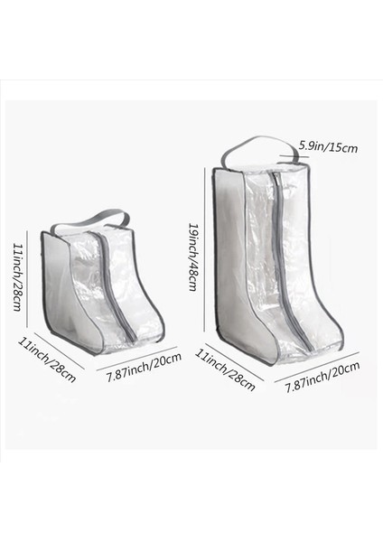 Taşınabilir Kadınlar Uzun ve Kısa Önyükleme Depolama Çantaları 6 Paket Uzun Boylu+6 Paket Kısa Seyahat ve Günlük Gri Için Su Geçirmez Önyükleme Çantaları (Yurt Dışından) fırsatları