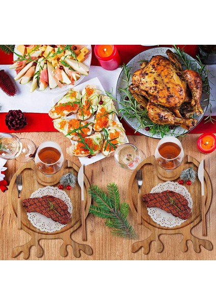 Ahşap Palet Noel Pişmiş Biftek Tepsisi Açık Piknik Şarap Bardak ve Şarap Tutucular Tepsi Meyve Biftek Tabak (Yurt Dışından) indirimleri