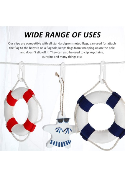 50 Feet x 1/4inch Bayrak Direği Halyard Halat Halyard Halat Halat Halat Bayrak Direği Kanca Klipsleri Açık Bayrak Direği Aksesuarları Uyumlu (Yurt Dışından) modelleri