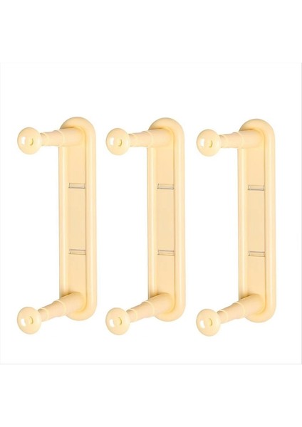 Teleskopik Giysiler Rafı Alıcı Duvara Monte Giysi Rafı Depolama Artefakt Yüzsüz Teleskopik Depolama Rafı Sarı (Yurt Dışından)