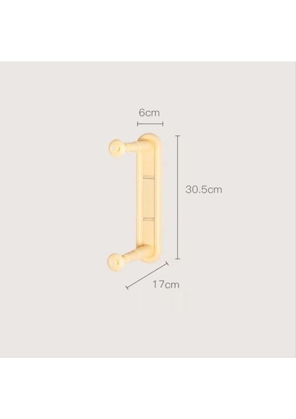 Teleskopik Giysiler Rafı Alıcı Duvara Monte Giysi Rafı Depolama Artefakt Yüzsüz Teleskopik Depolama Rafı Sarı (Yurt Dışından) fiyatları