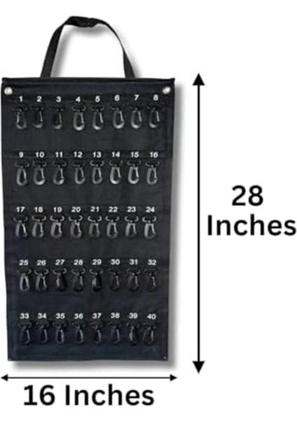 2x Çok Yönlü Toplama Anahtar Saklama Kutusu Hava Durumu Taşınabilir Taşınabilir Saklama Kutusu Ev Ofisi Için 40 Anahtar Güvenlik Kancası Tutar (Yurt Dışından) fırsatları