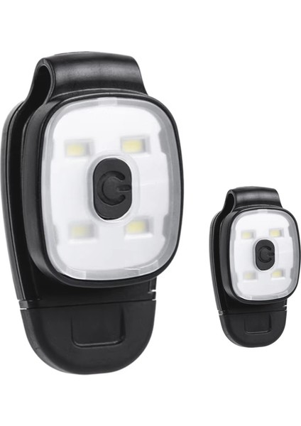 LED Klip Lambası USB Şarj Edilebilir Kafa El Feneri 150LM Gece Çalışıyor Ipx4 Su Geçirmez Çalışma Aksesuarları (Yurt Dışından)