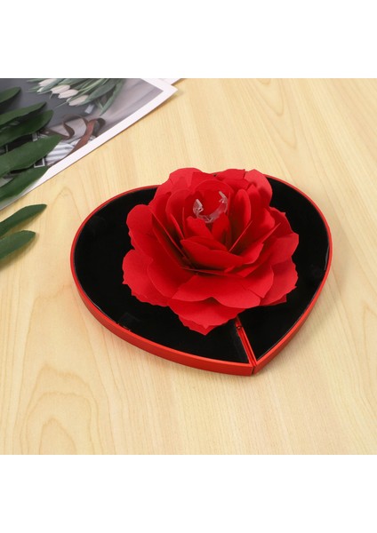 Gül Çiçek Dönen Yüzük Kutusu Teklif Kutusu Gül Düğün Nişan Yüzük Kutusu Takı Saklama Kutusu Sevgililer En Iyi Kadın Kutusu Aşk Kutusu Ev Dekorasyon Kutusu (Yüzük Olmadan) (Yurt Dışından) indirimleri